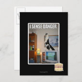 Ik voel gevaar briefkaart (Voorkant / Achterkant)