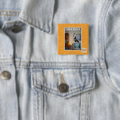 Ik voel gevaar vierkante button 5,1 cm (In situ)