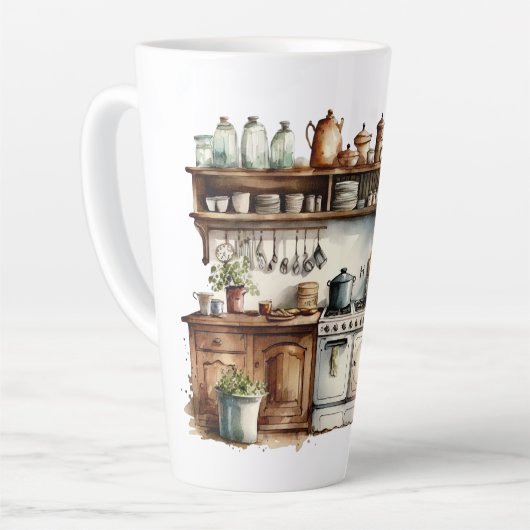 Ik voel het vandaag niet latte mok (Linkerhoek)