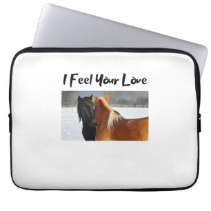 Ik voel je liefde laptop sleeve