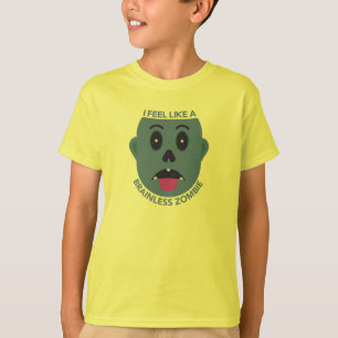 Ik Voel Me Als Een Herselloze Zombie Kids T-Shirt