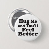 Ik voel me beter - 2¼ inch ronde Button (Voorkant /achterkant)