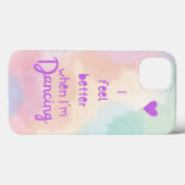Ik voel me beter als ik dans! Case-Mate iPhone case (Achterkant (horizontaal))
