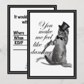 Ik voel me Dansend. Tik danskat Kaart (Voorkant / Achterkant)