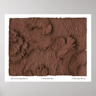 Ik voel me de Aarde-beweging Poster