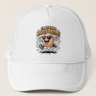 Ik voel me Eierstikke – Grappige Eierwoordspeling Trucker Pet