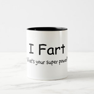 Ik voel me gek op uw superkracht tweekleurige koffiemok