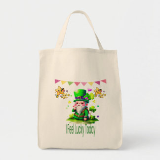 Ik voel me gelukkig vandaag - St. Patrick's Day Lu Tote Bag