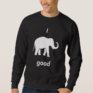 Ik voel me goed, Olifant Arabische letters Arabis Trui