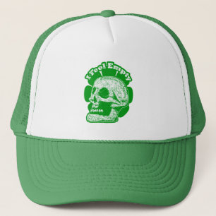 Ik voel me leeg - groen en wit trucker pet