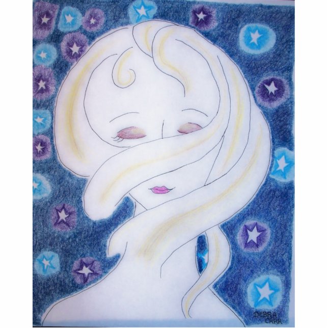 Ik voel me mijn universum. staand fotobeeldje  (Voorkant)