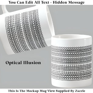 Ik voel me niet erg werkend Verborgen Bericht 124B Koffiemok