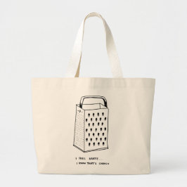 Ik voel me raar grote tote bag
