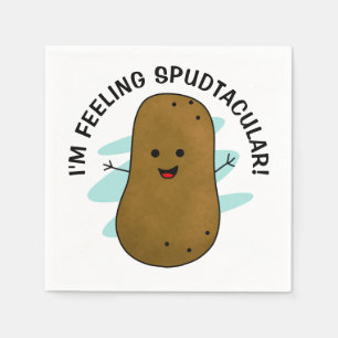 Ik Voel Me Spudtaculair Aardappel Servet