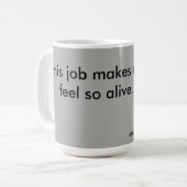 Ik voel me zo Alive Koffiemok (Voorkant links)