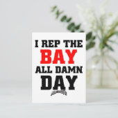 Ik voer de baai uit briefkaart (Staand voorkant)