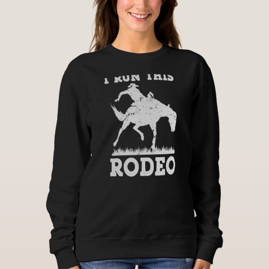 Ik voer dit Rodeo Western land uit Trui (Voorkant)