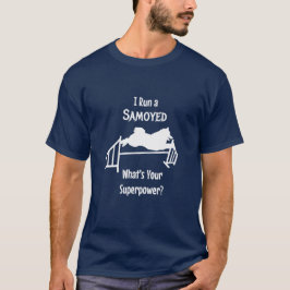 Ik voer een T-shirt van Samoyed Mannen uit