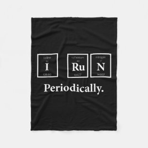 Ik voer periodiek Wetenschap Nerd Leerling Che uit Fleece Deken