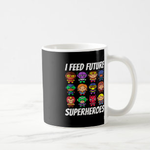 Ik voer toekomstige superhelden school lunch Lady Koffiemok