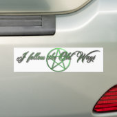 Ik volg de oude strookjes met de bumpersticker (Op auto)