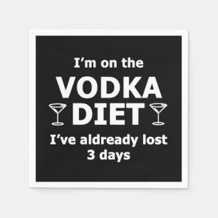 Ik Volg Het Vodka Dieet Servet