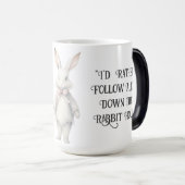 Ik volg liever Alice Wonderland Magische Mok (Voorkant rechts)