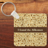 Ik vond de Afikomen matzo Passover Sleutelhanger (Voorkant)