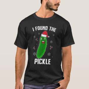 Ik vond de Dill Pickle Duitse traditie kerst T-shirt