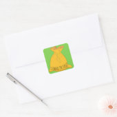 Ik vond de gouden St Patrick's Day Vierkante Sticker (Envelop)