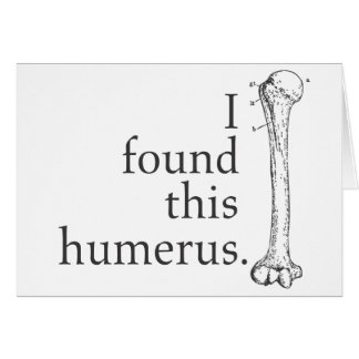 Ik vond deze Humerus