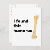 Ik vond deze Humerus Briefkaart (Voorkant / Achterkant)