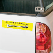 Ik vond deze Humerus Bumpersticker (Op Truck)