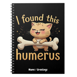 Ik vond deze humerus Een geestige vertelling over  Notitieboek