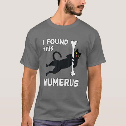 Ik vond deze Humerus Funny Halloween Cat T-shirt (Voorkant)