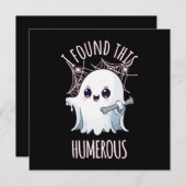 Ik vond deze humerus grappige Halloween geest (Voorkant / Achterkant)