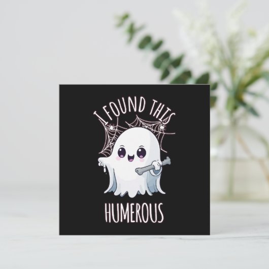 Ik vond deze humerus grappige Halloween geest (Staand voorkant)