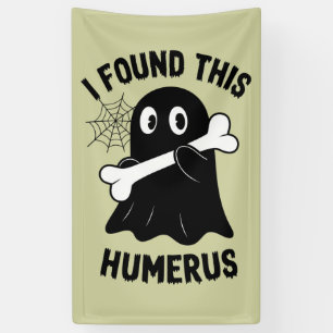 Ik vond deze humerus Halloween geest Spandoek