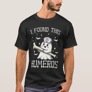 Ik vond deze humerus Halloween verpleegster spook  T-shirt