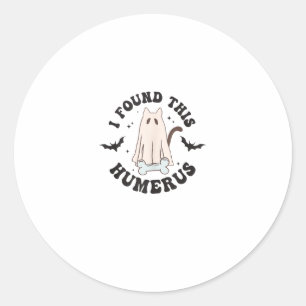 Ik vond deze humerus humoristische grappige Hallow Ronde Sticker