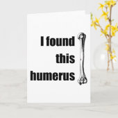 Ik vond deze Humerus Kaart (Gele Bloem)