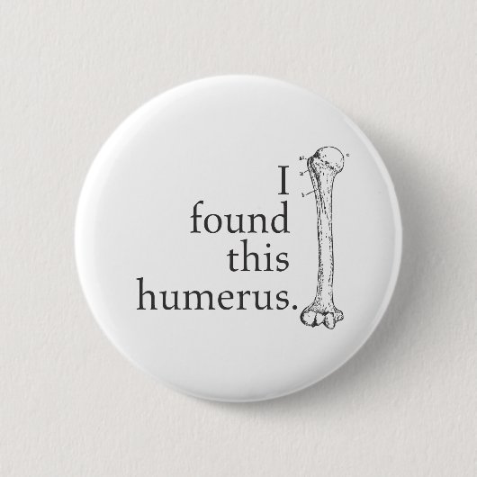 Ik vond deze Humerus Ronde Button 5,7 Cm (Voorkant)