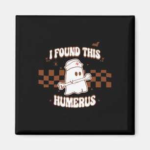 Ik vond deze humerus Spooky Nurse Halloween Costum Magneet
