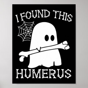 Ik vond deze humerus woordgrap humoristisch Hallow Poster