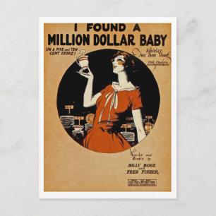 Ik vond een miljoen dollar Baby Briefkaart
