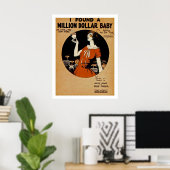 Ik vond een miljoen dollar Baby Poster (Thuiskantoor)