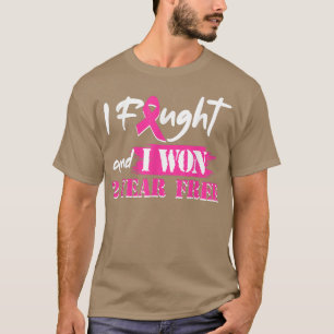 Ik vond en ik wilde 2 jaar gratis borstkanker t-shirt