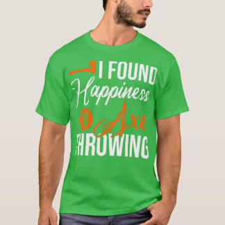 Ik vond geluk in AX die Throwing Throw As T-shirt