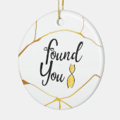 Ik vond je DNA Gold Crack Ornament (Links)