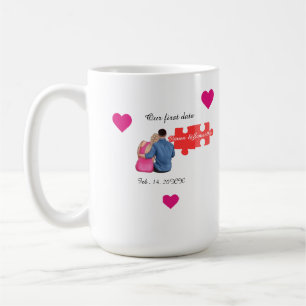 Ik vond mijn ontbrekende stuk Couple eerste valent Koffiemok
